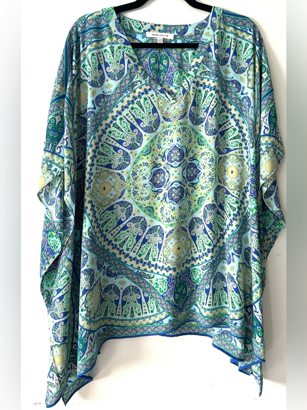 Rose + Olive top/cover up